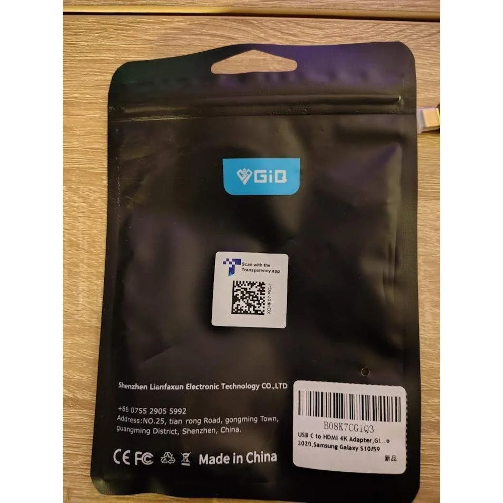 GIQ USB C to HDMI 4K Adapter for Samsung Galaxy S10 S10‎ Plus 2020